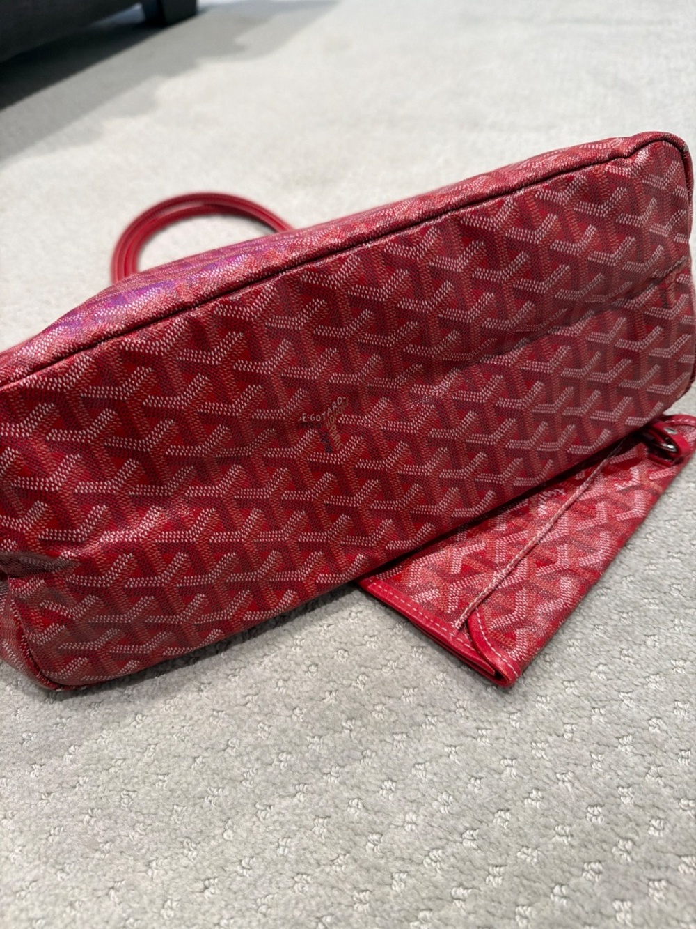 Goyard St Louis PM Tote Bag Red - Picture 10 of 12